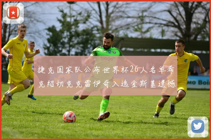 捷克国家队公布世界杯26人名单希克绍切克克雷伊奇入选金斯基遗憾落选